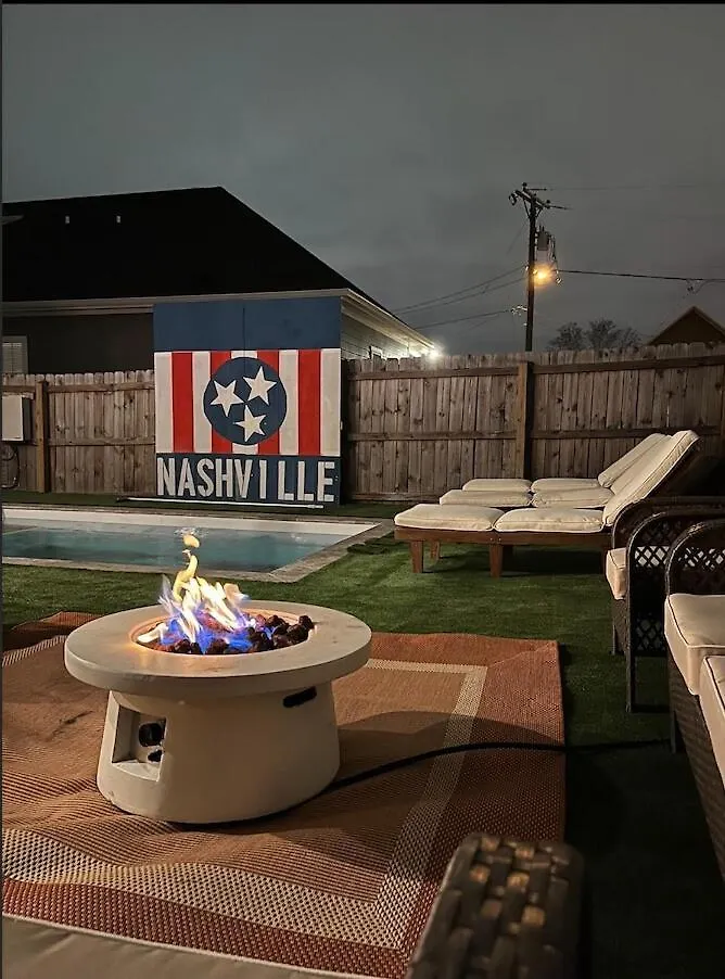 Ferienhaus Villa Private Heated Pool, Hot Tub-Minutes From Broadway Nashville