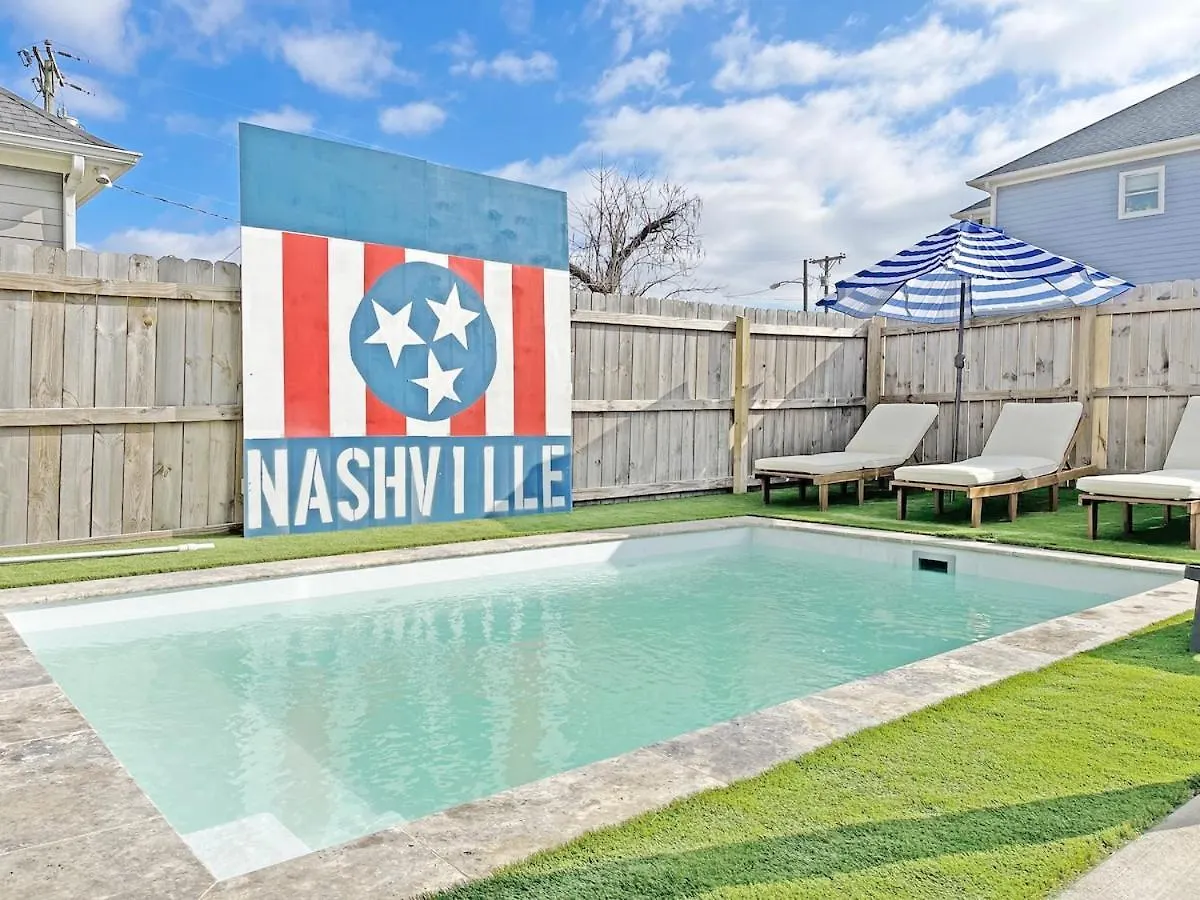 Villa Private Heated Pool, Hot Tub-Minutes From Broadway Nashville USA